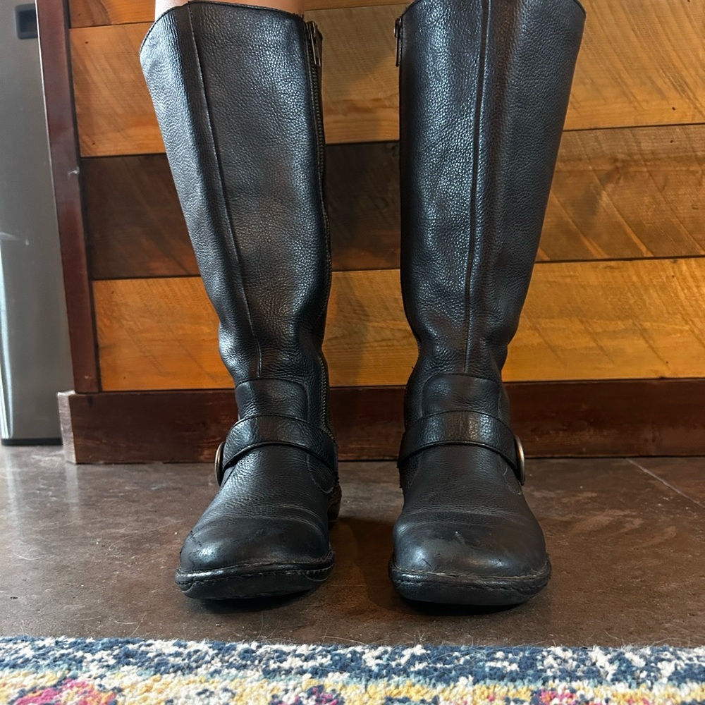 Women’s Black Leather Boots